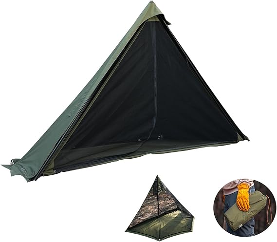 新品 FLYFLYGO ポップアップテント 蚊帳 モスキートネット 開くだけで簡単に設置 1人用 ソロキャンプ 車中泊 キャンプ アウトドア活動