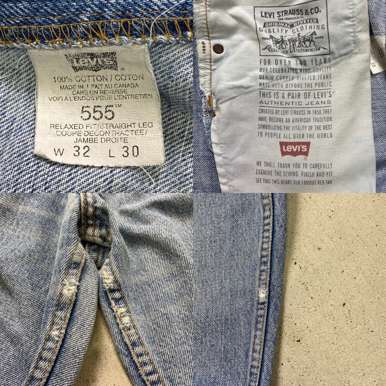 カナダ製 Levi's リーバイス 555 RELAXED FIT STRAIGHT LEG ストレート