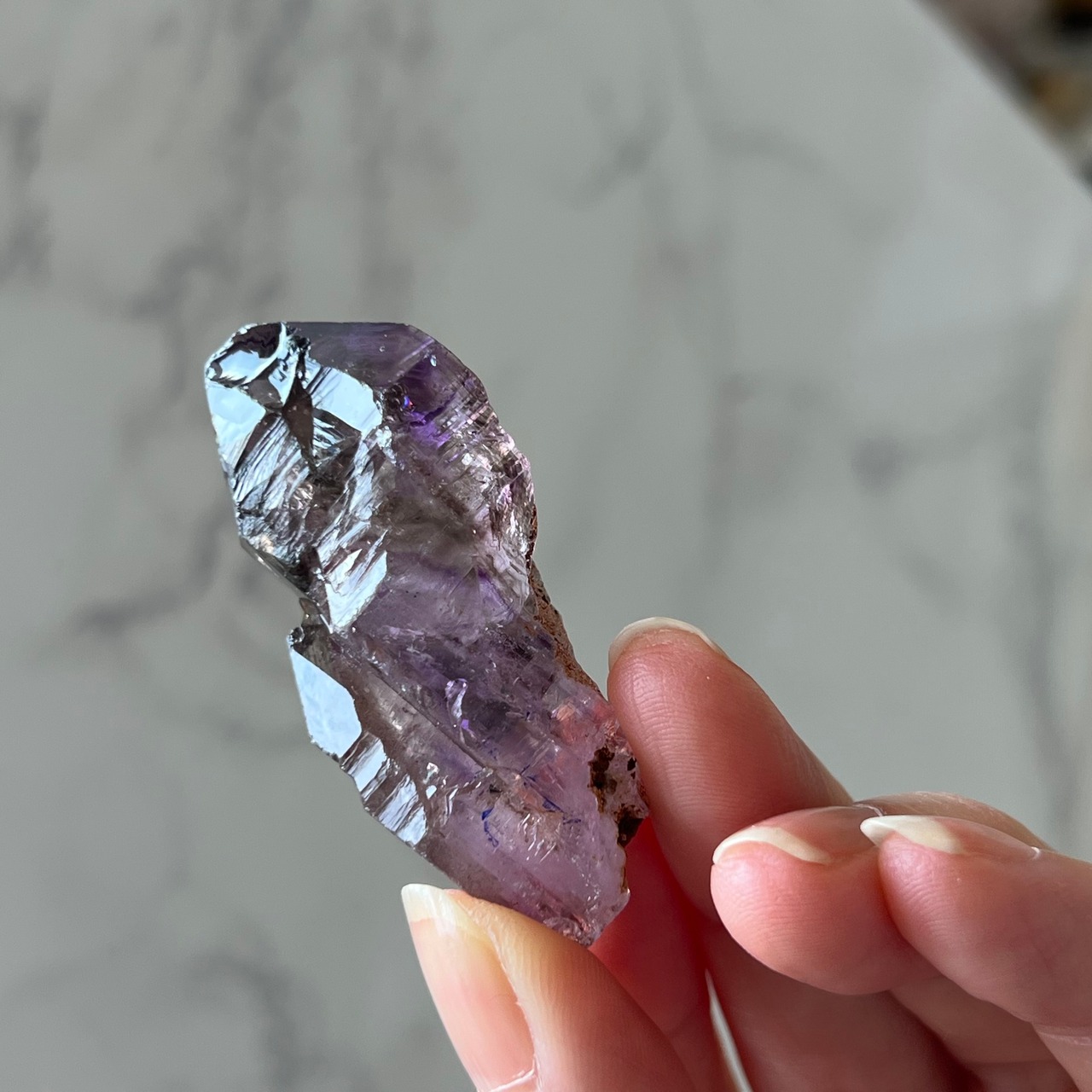 エレスチャルアメジスト１＊セイクリッドセブン原石＊天然石インテリア＊置き物