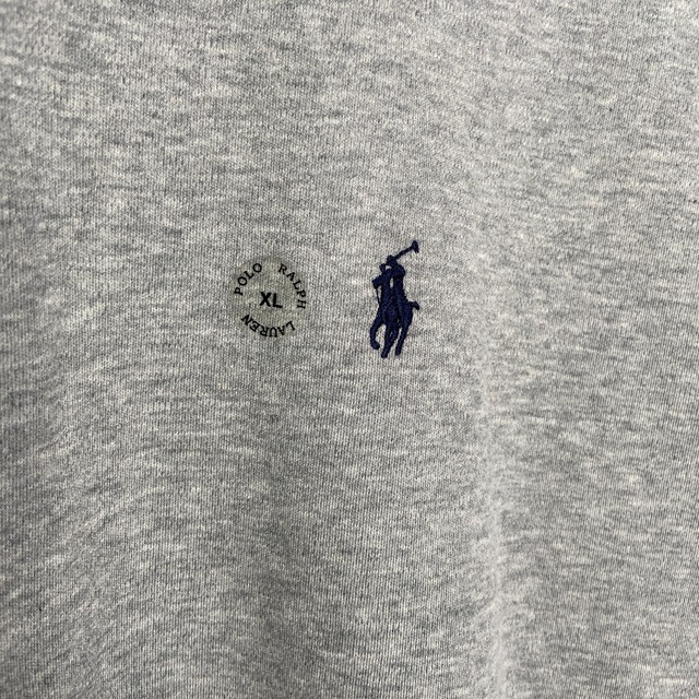 タグ付き未使用 RalphLauren 半袖ポロシャツ ポニーマーク 鼠色 XL