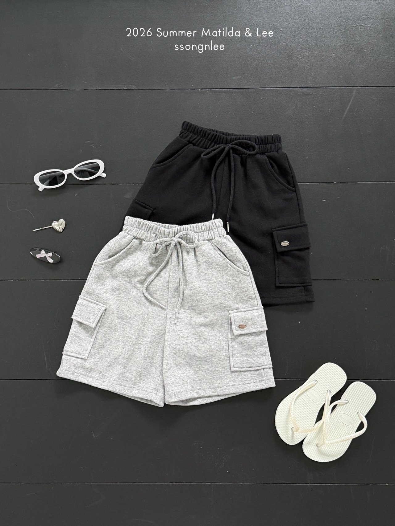 [Matilda&Lee] Cargo Bermuda Pants added / [마틸다앤리] 카고버뮤다팬츠추가