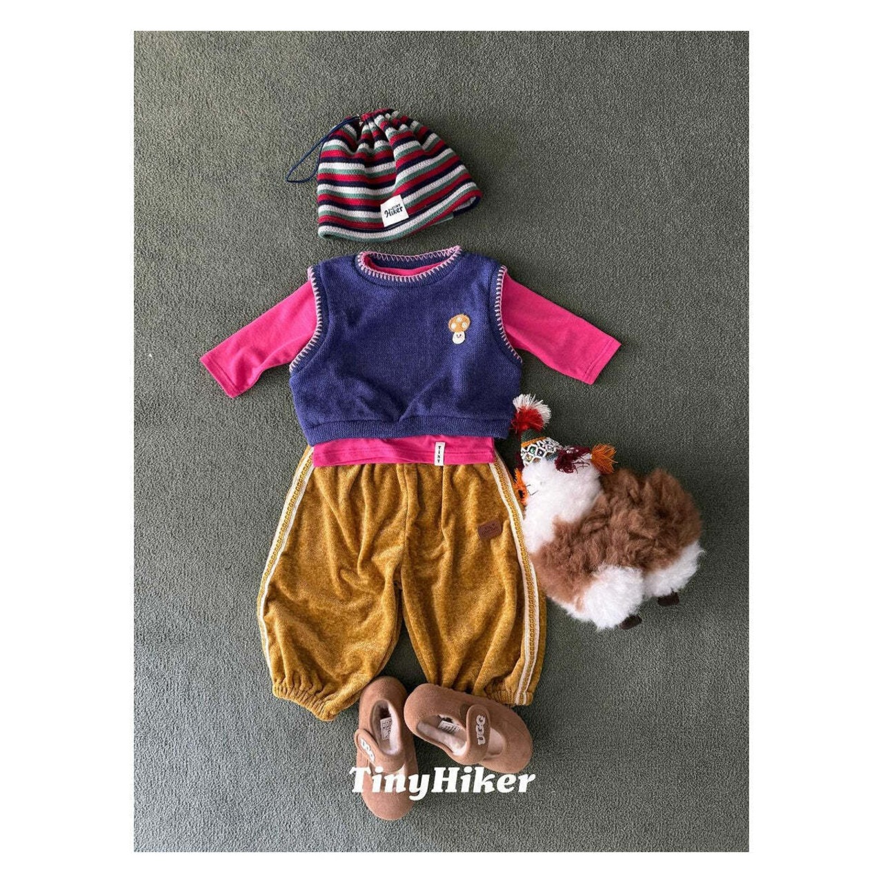 【取寄】Tiny Hiker ツーウェイウォーマー｜冬服｜韓国子供服