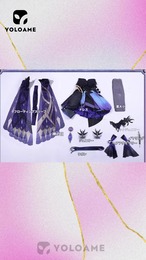 三分妄想 原神 刻晴 コクセイ コスプレ 衣装 霓裾の舞