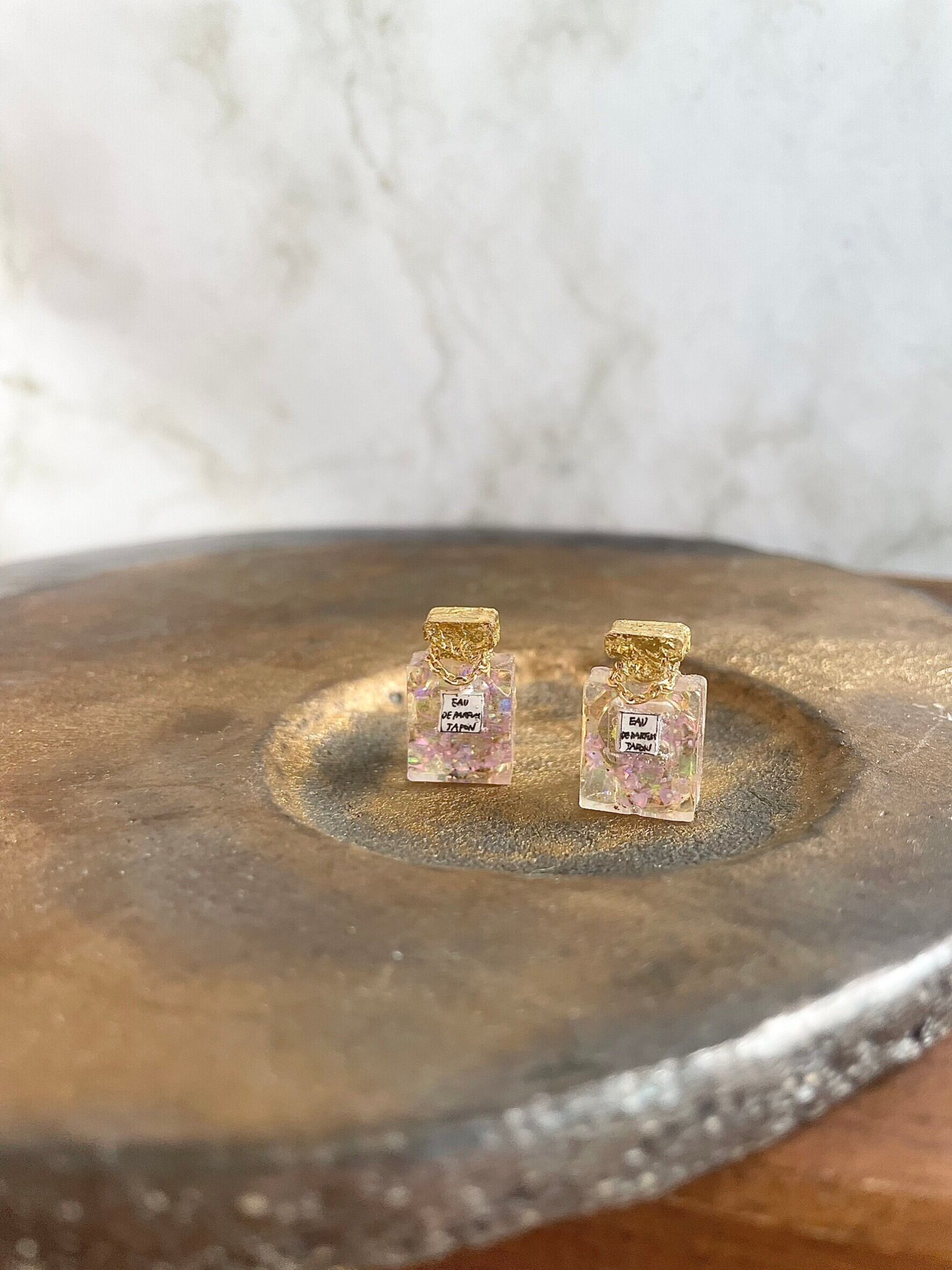 香水瓶のイヤリング | sukonbu