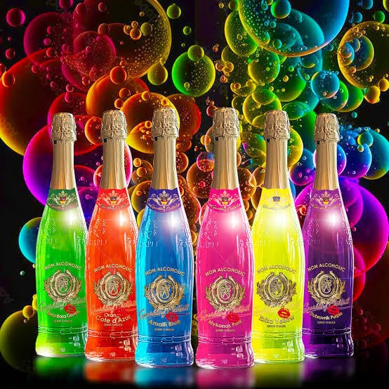 光る アルマンド LED ディスプレイ ケース シャンパン ボトル ライト