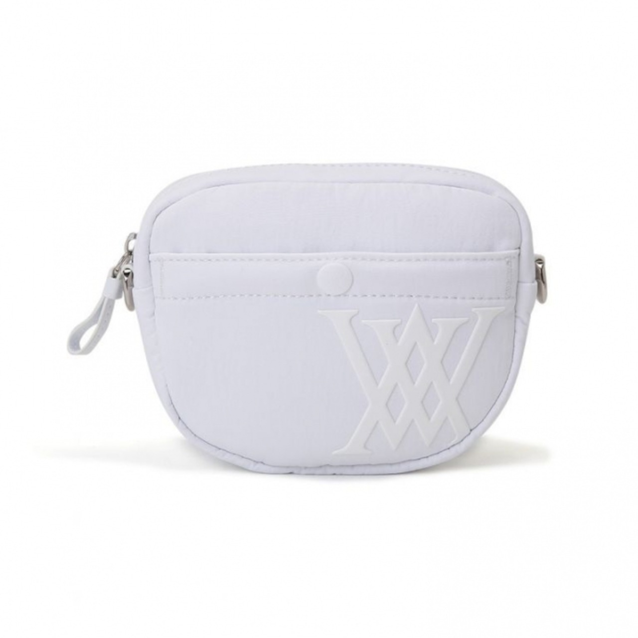 Crinkle Mini Shoulder Bag [サイズ: F (AGCUUBG10WHF)] [カラー: WHITE]