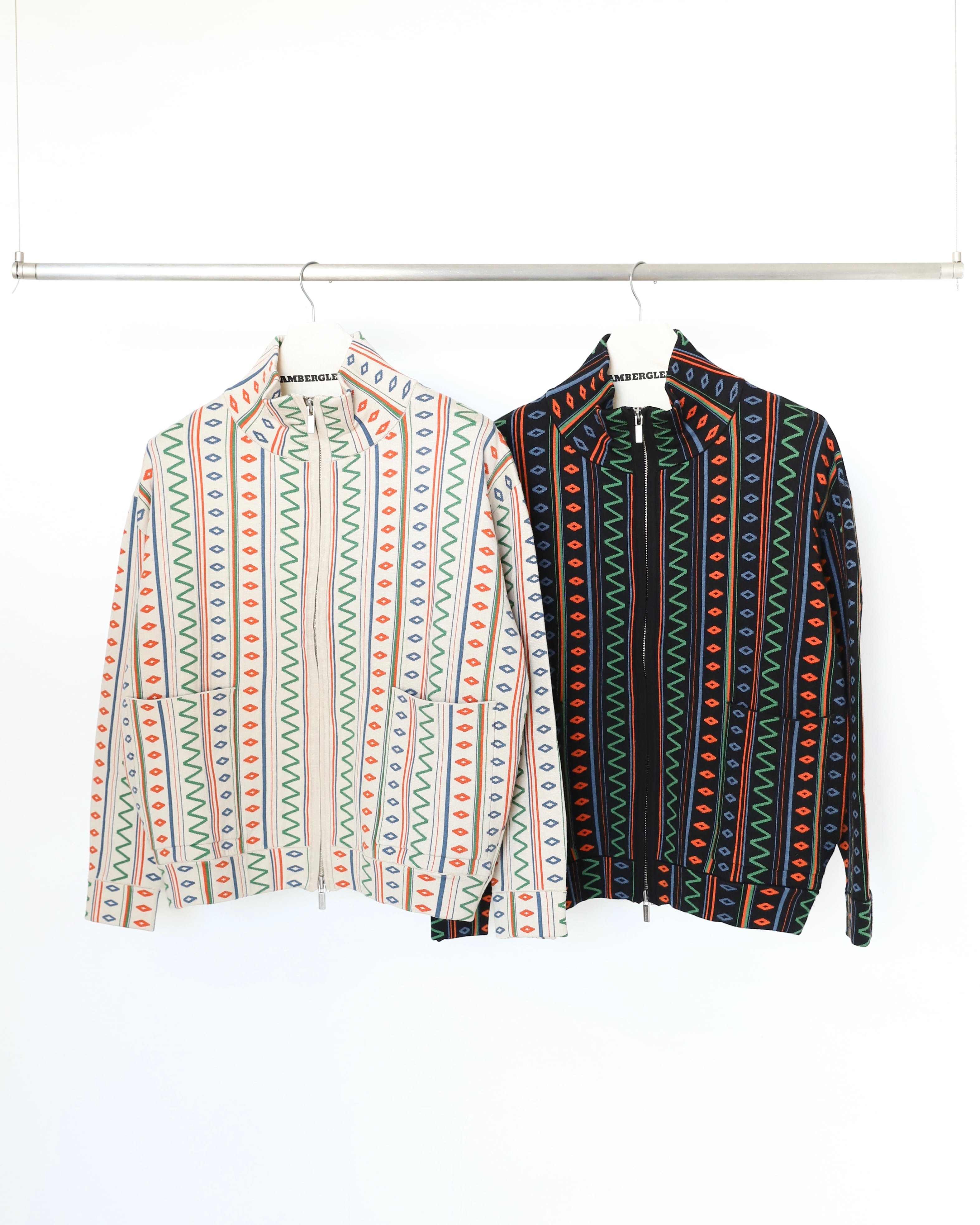 ambergleamジャガードニットジャケット