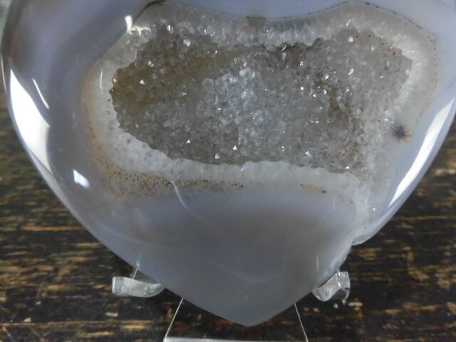 【瑪瑙カービング】　ハート瑪瑙　no.6