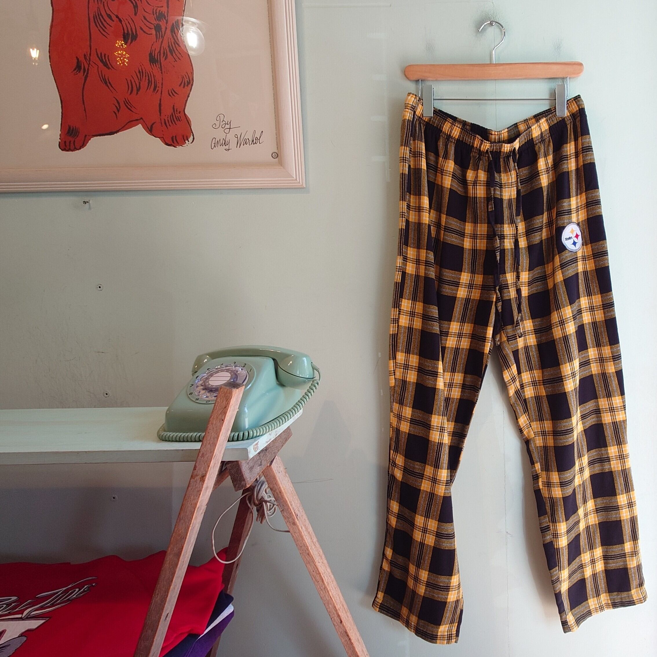 GAP パジャマパンツ カーゴポケット 変わり種イージーパンツ チェック