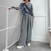 leather wallet multi shoulder bag/black