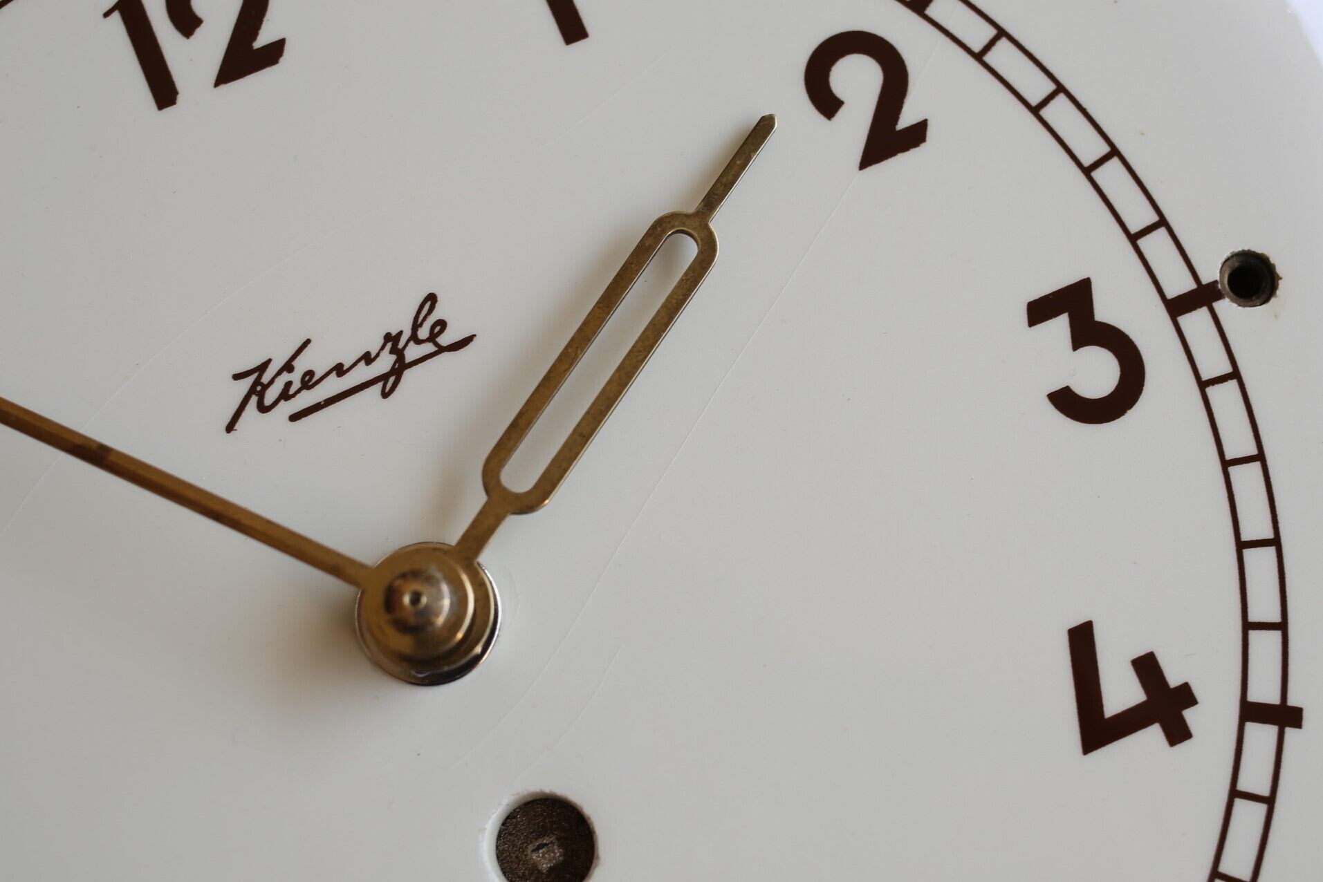 ドイツ アンティーク ヴィンテージ Kienzle キンツレ 陶器 壁掛け時計