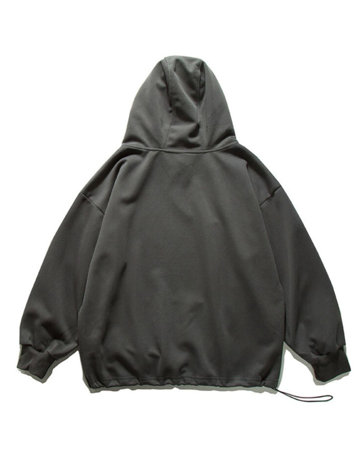 ハーフジップオーバーサイズパーカー　S0365