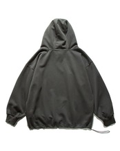 ハーフジップオーバーサイズパーカー　S0365