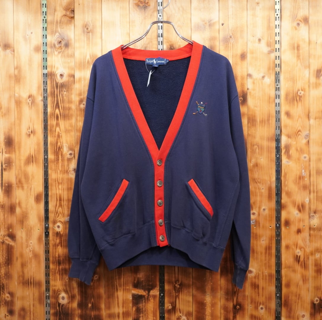 80s90s ralphlauren スウェット カーディガン M/ラルフローレン | 古着