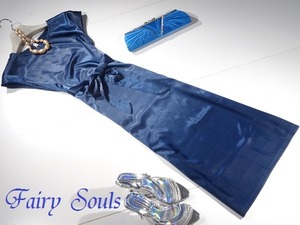 ★13号☆つるつるサテン光沢ワンピ－ス(OPN5325)