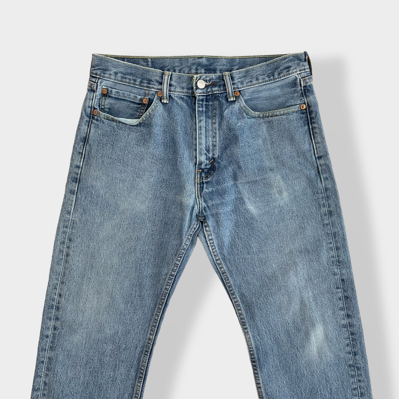 【LEVI'S】505 メキシコ製 デニム ジーパン ジーンズ テーパード ジッパーフライ W33 L32 リーバイス US古着