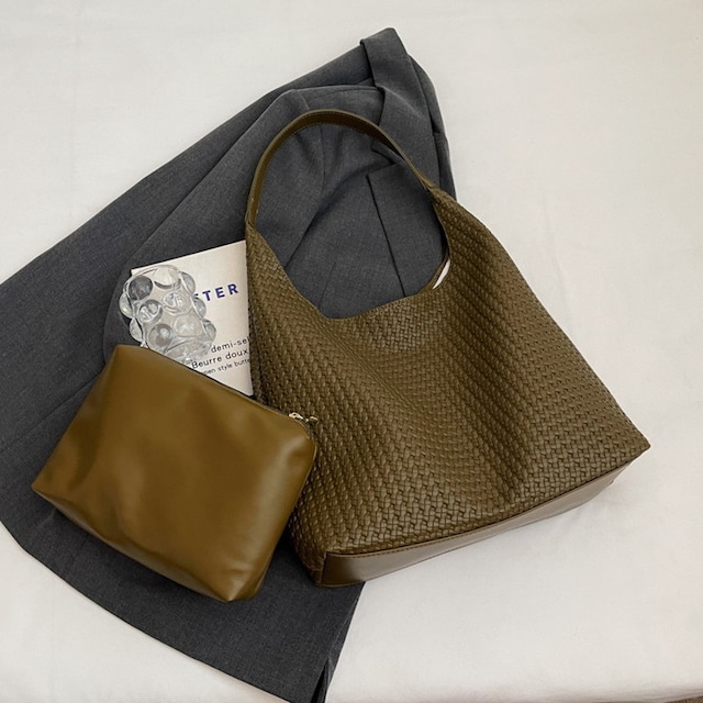 braided one-shoulder bag 10824