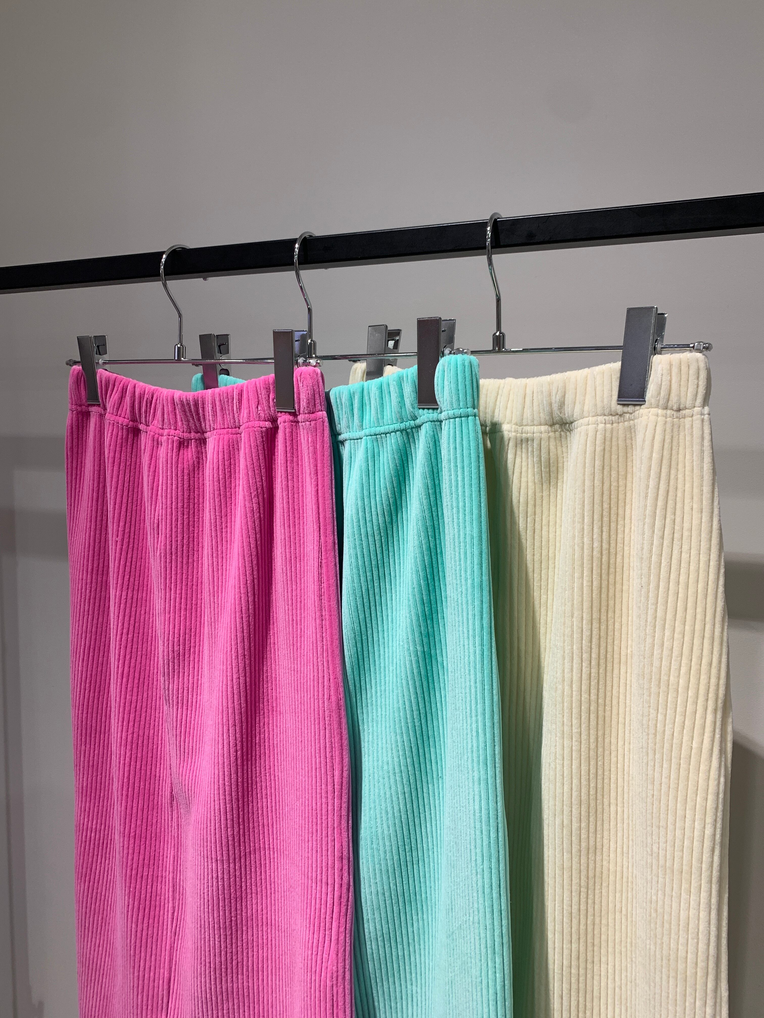 pleats velor tight skirt