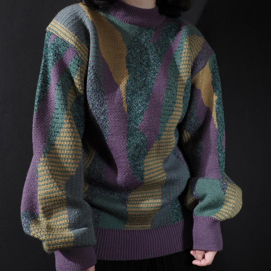 陽炎 - Bewitching aura embbossed art knit