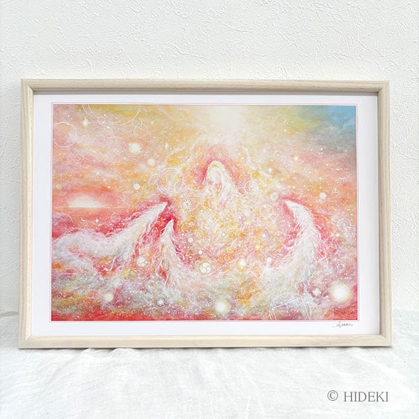 絵画　アート　スピリチュアルアート　エネルギーアート　アクリル画　神　火の神 絵画 アート スピリチュアルアート エネルギーアート アクリル画 神 火