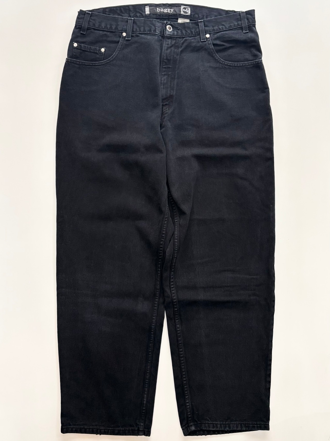 00s Levi’s SILVER TAB "BAGGY" BLACK DENIM PANTS Size W36L32→W36L31.5