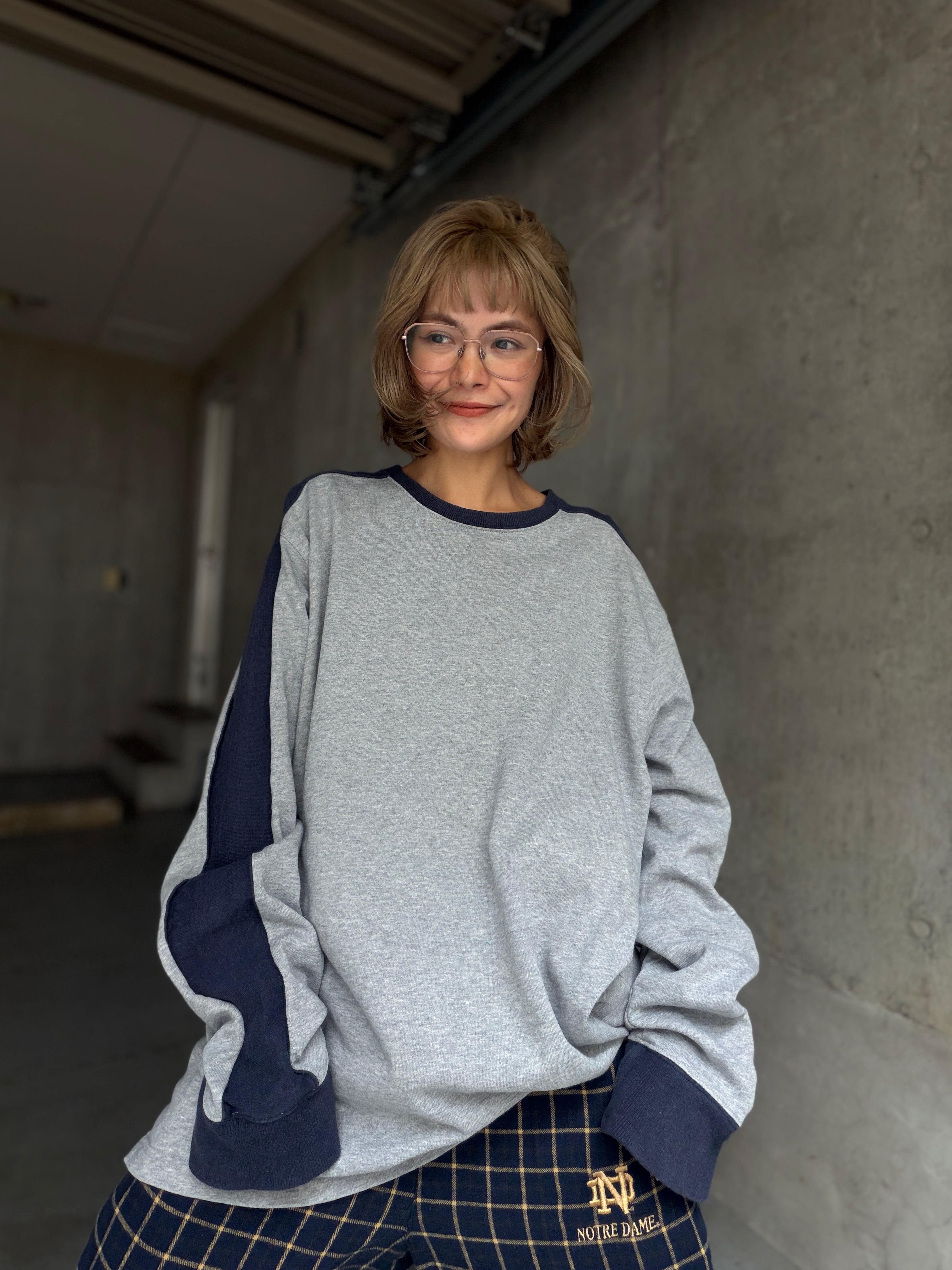 (CS2542) 00's J.CREW rugrun havycotton L/S