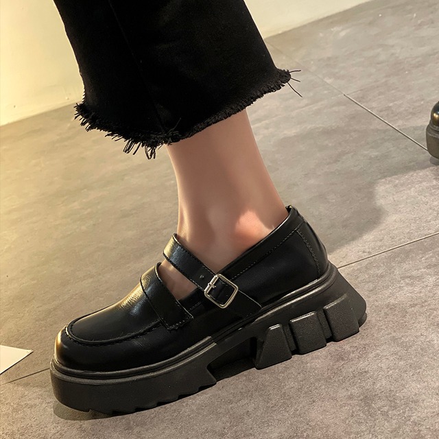 ヒールレディーススタンダードスタイルレザーバックルシングルサマー 靴 シューズ レトロ 夏物 部族の婦人靴81078862244