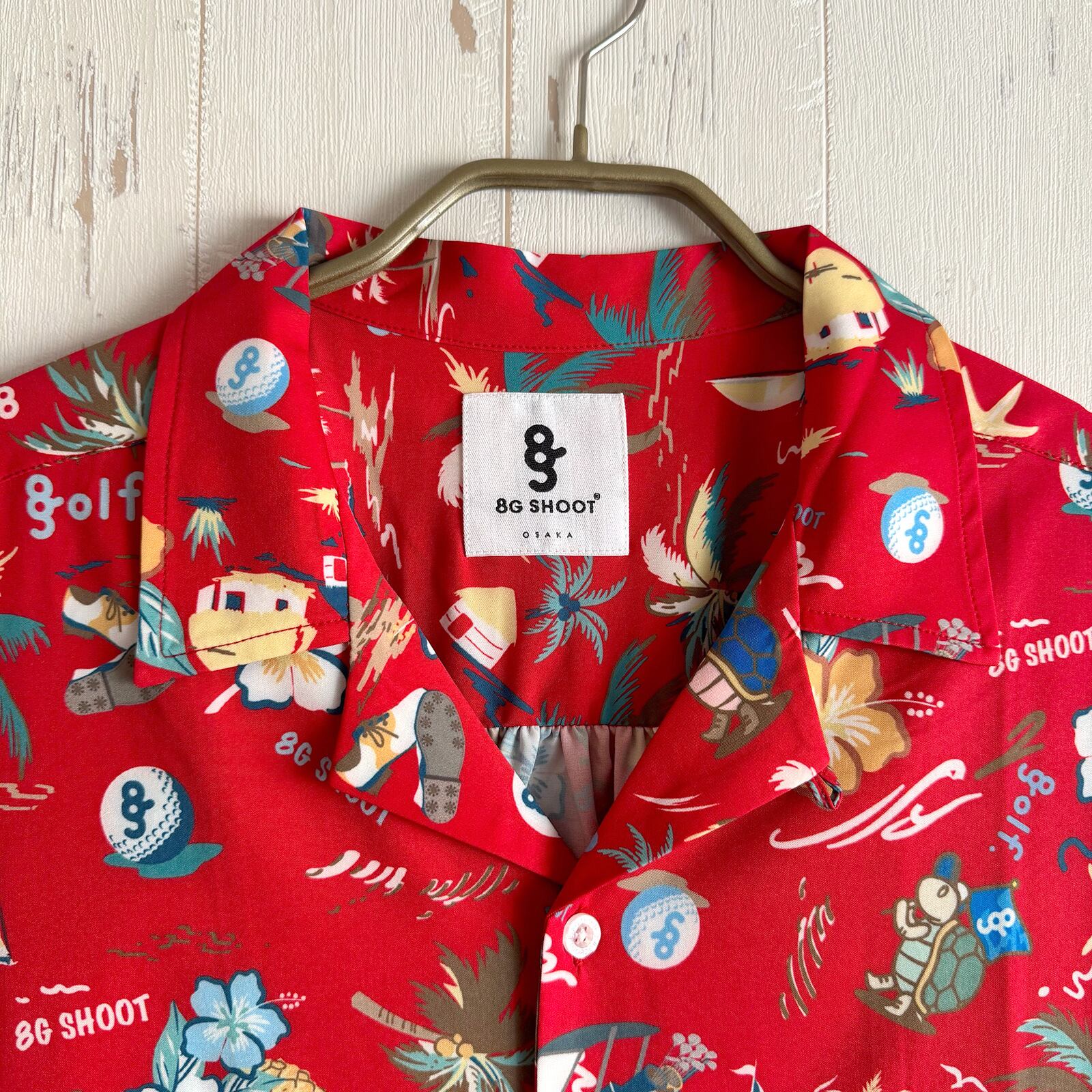 【新品未使用】Cloveru アロハシャツ 赤色 顔柄 新品 楽天市場】アロハシャツ シャツ レディース メンズ ユニセックス