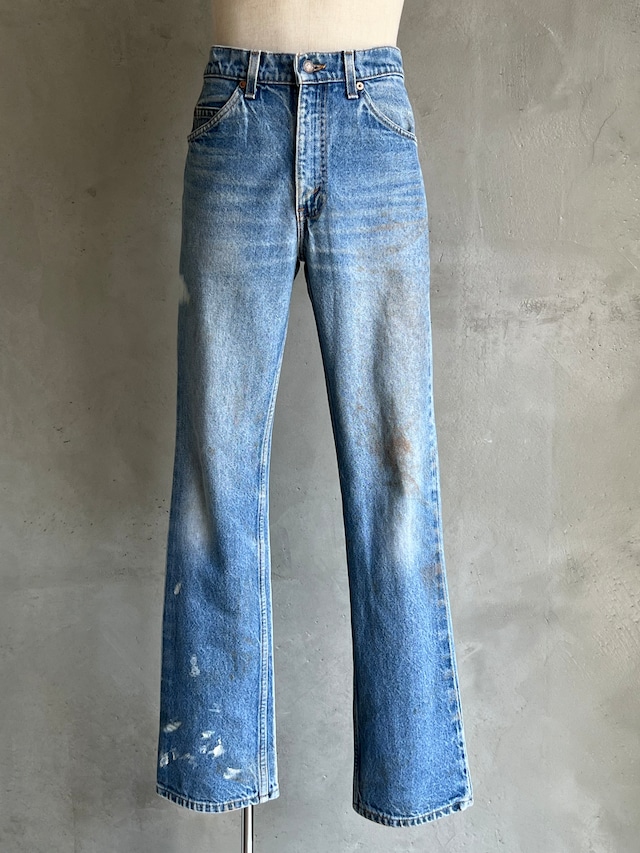 MADE in USA "Levi's" 517 ペイントフレアデニムパンツ