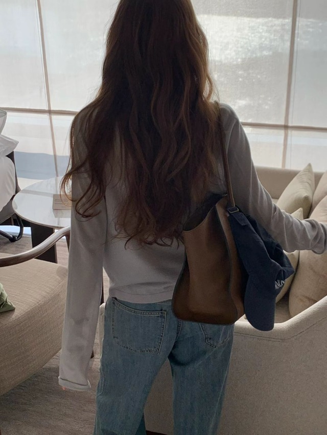 (OUNCE) day silk  cardigan / 3color
