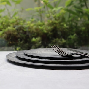 【アウトレット】有田焼 moon surface 直径21.0cm(M)プレート 33-141(1枚)