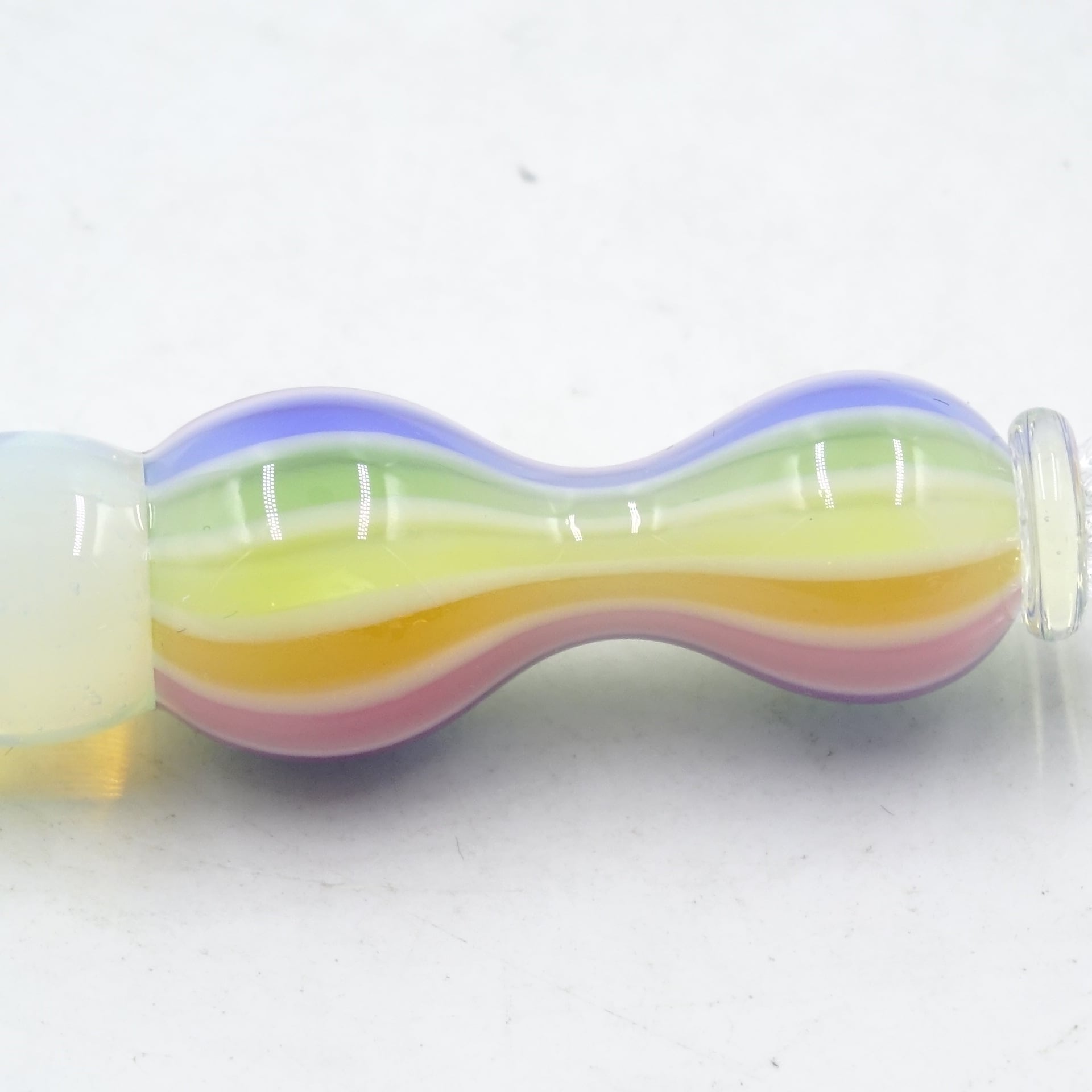 ガラスペン ゆめかわ虹バルーン 中細字【ぐり工房】 | 器 ギャラリー 香綵