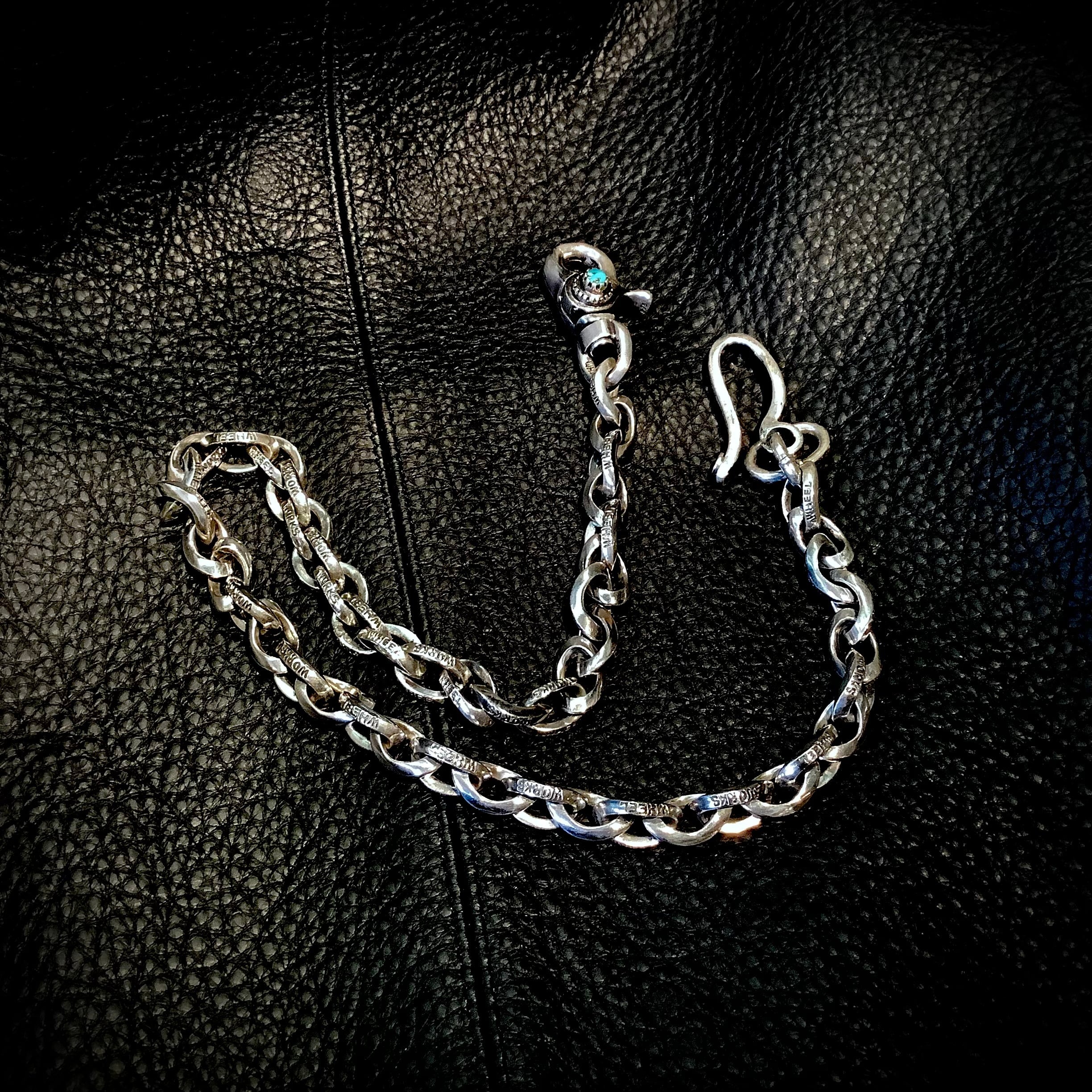 ウォレットレザーロープ　ターコイズアクセサリー付き　インディアンアイテム　　　　　　　　　　作者・ブランド不明　中古品20190717-13 ウォレットチェーン ウォレットコード メンズ ブランド 箱付き 7987449 IMW077 本革 レザー 本皮 インディアン モトサイクル  Indian Motocycle プレゼント プチギフト 父の日 誕プレ 送料無料 | HYPE