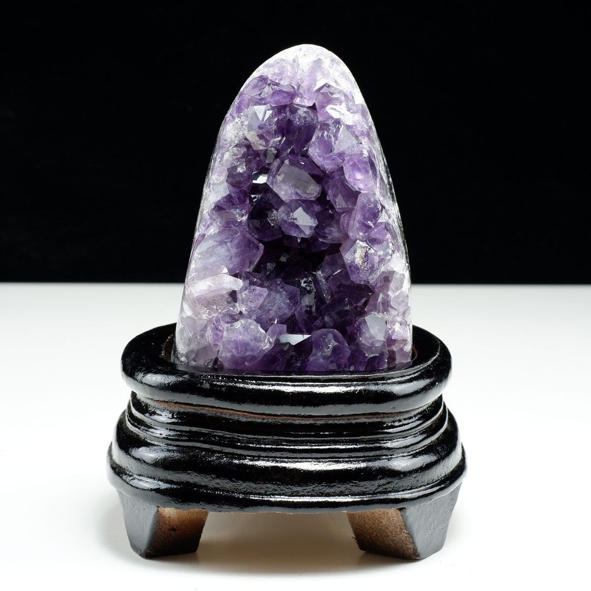 アメジスト クラスター ウルグアイ産 原石 amethyst 一点物 台座付属 182-8060