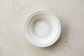 1886s フランス creil et montereau 白色とサラディエ クレイユモントロー アンティーク
