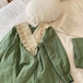 “予約商品” Lace cotton romantic pajamas〈romantic green〉