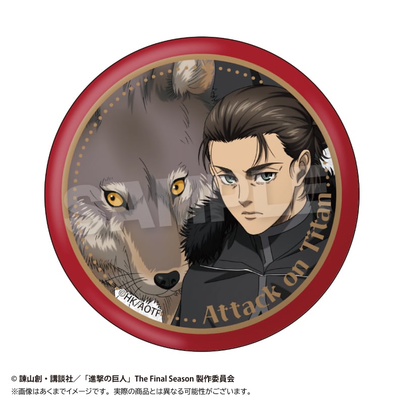進撃の巨人 トレーディング缶バッジ ウィンターアニマルver