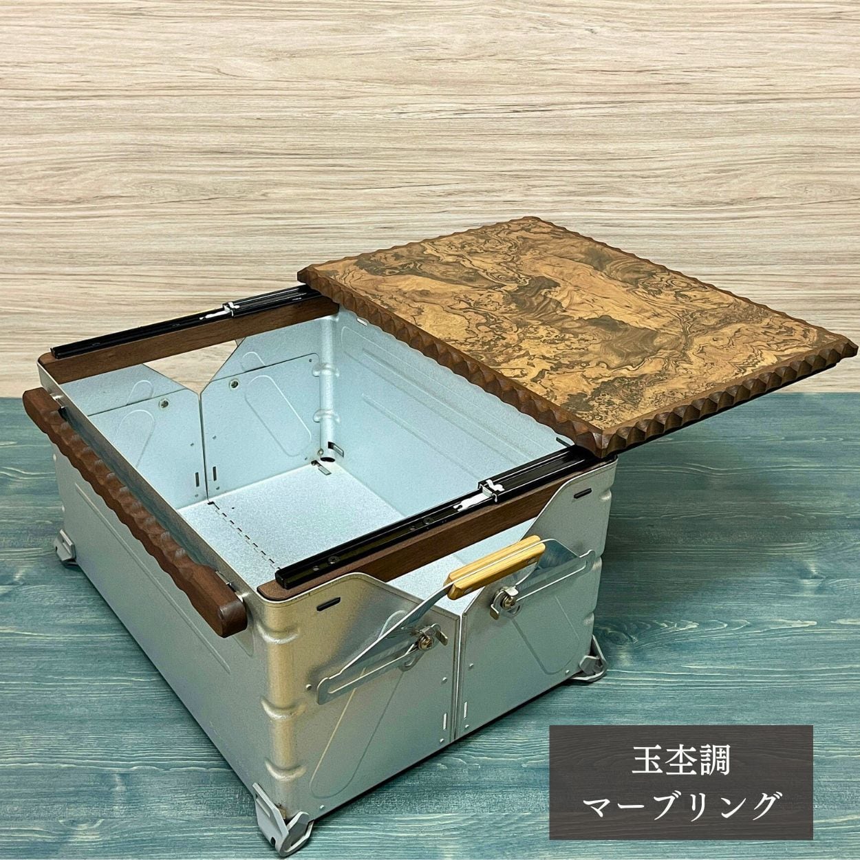 送料無料】スノーピーク シェルフコンテナ25タイプ専用カスタム