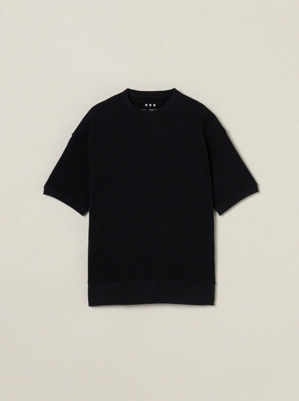 three dots / 【unisex】 ドレスワッフル半袖スウェット