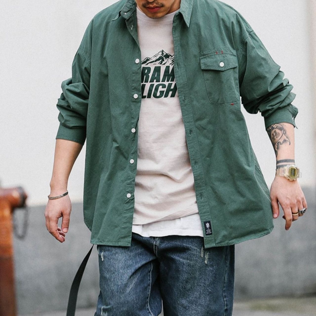 ベーシックオックスフォードシャツ　1166