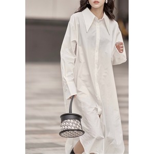 オーバーサイズシャツワンピース