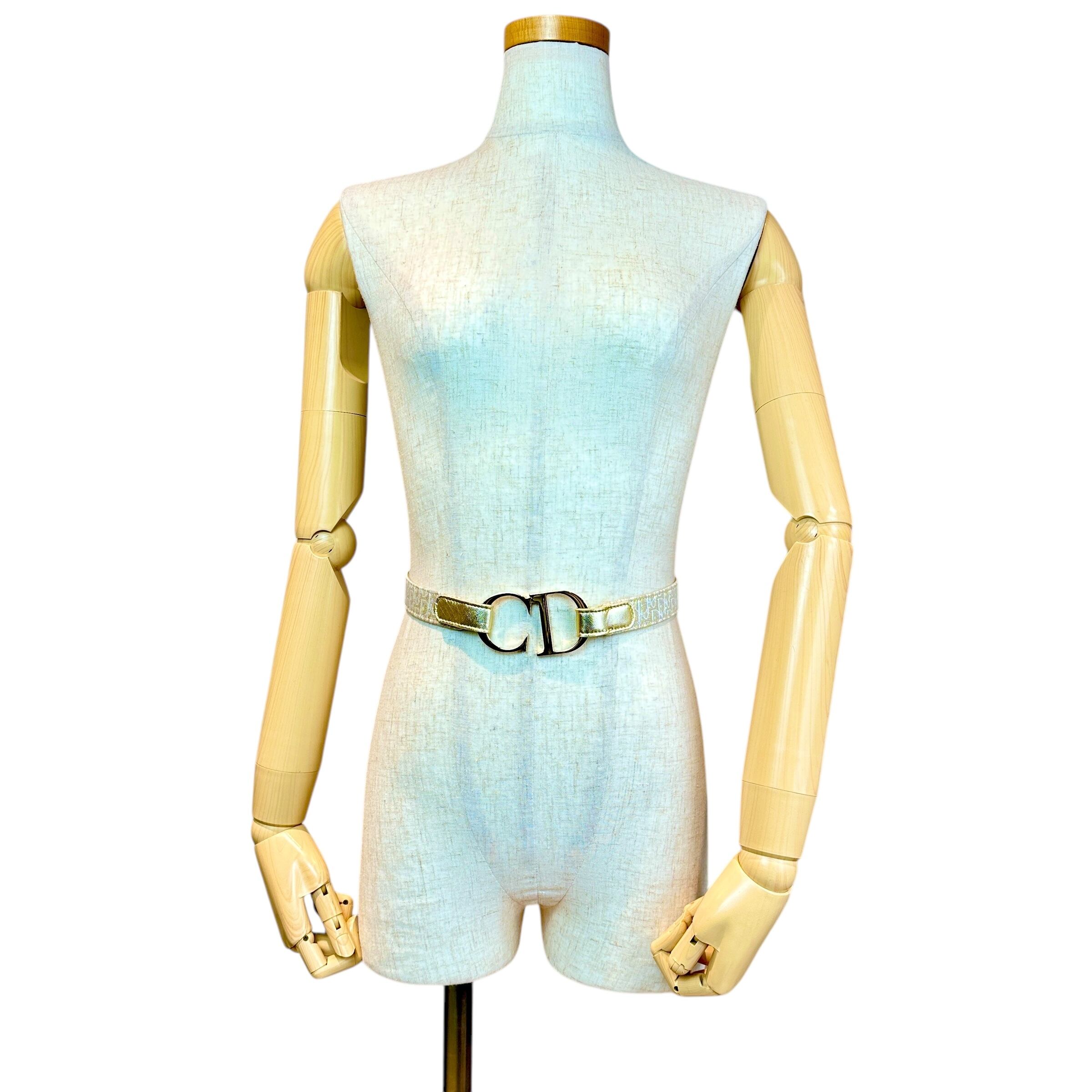 Christian Dior ディオール CDバックル ベルト ゴールド アクセサリー