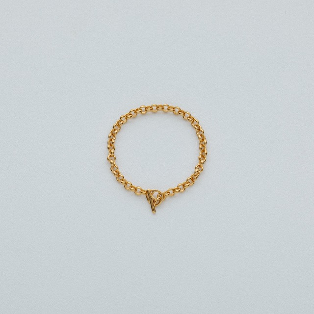 Round shape bracelet medium Gold