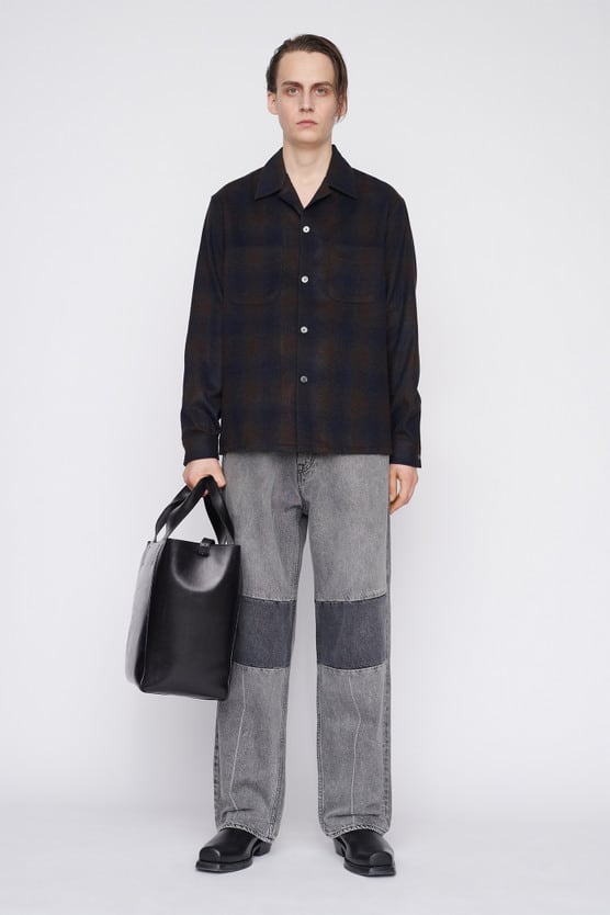 【OUR LEGACY】 HEUSEN SHIRT (NAVY SHADOW CHECK) アワーレガシー ウール シャドウチェックシャツ |  ROGER'S North land powered by BASE