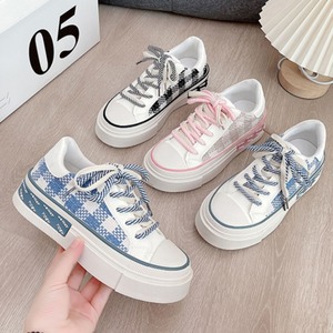 【RL329】Check Canvas Sneaker（チェック キャンバス スニーカー）