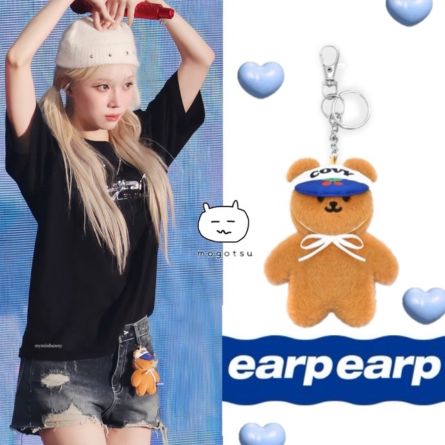 ★aespa ウィンター 着用！！【EARPEARP】COVY キーホルダー