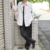 OAKLEY white corduroy shirt jacket
