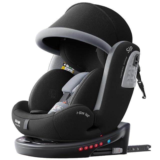 【送料込】美品 heekin 360度回転チャイルドシート ISOFIX heekin チャイルドシート 360°回転式 ISOFIX固定 R129適合(i-Size