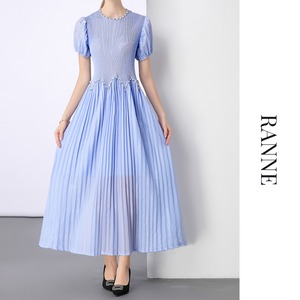 Airy Pleats Dress　a0025