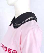 【直営限定ITEM】コンパクトスカラップレースフェイクカラー (BLACK)　CQ-48501H